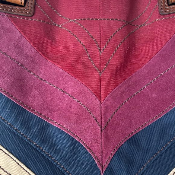 Fossil Women's Shoulder Bag in Brown, Pink, and Blue - Picture 6 of 6